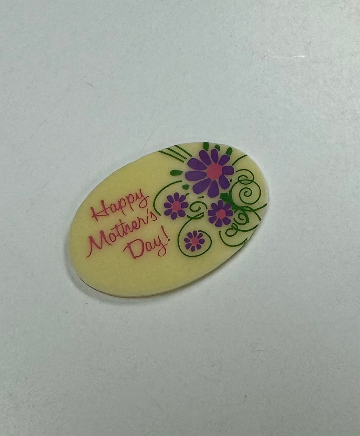 ** Add-On: Mother's Day Edible Chocolate Tag