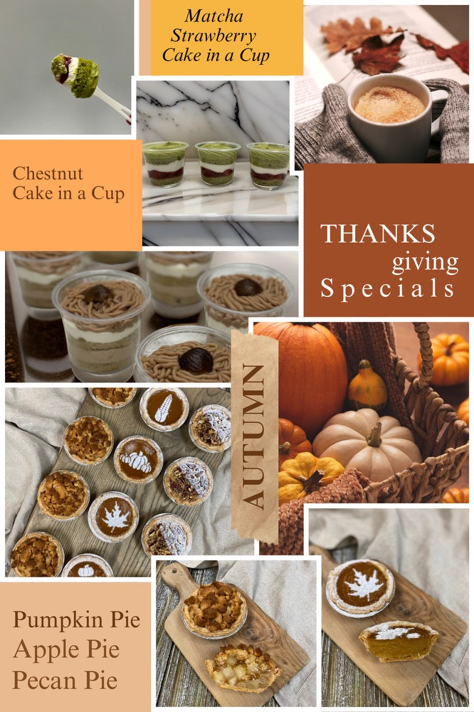 *** Fall Special: Mont Blanc (Chestnut) Cake Cup