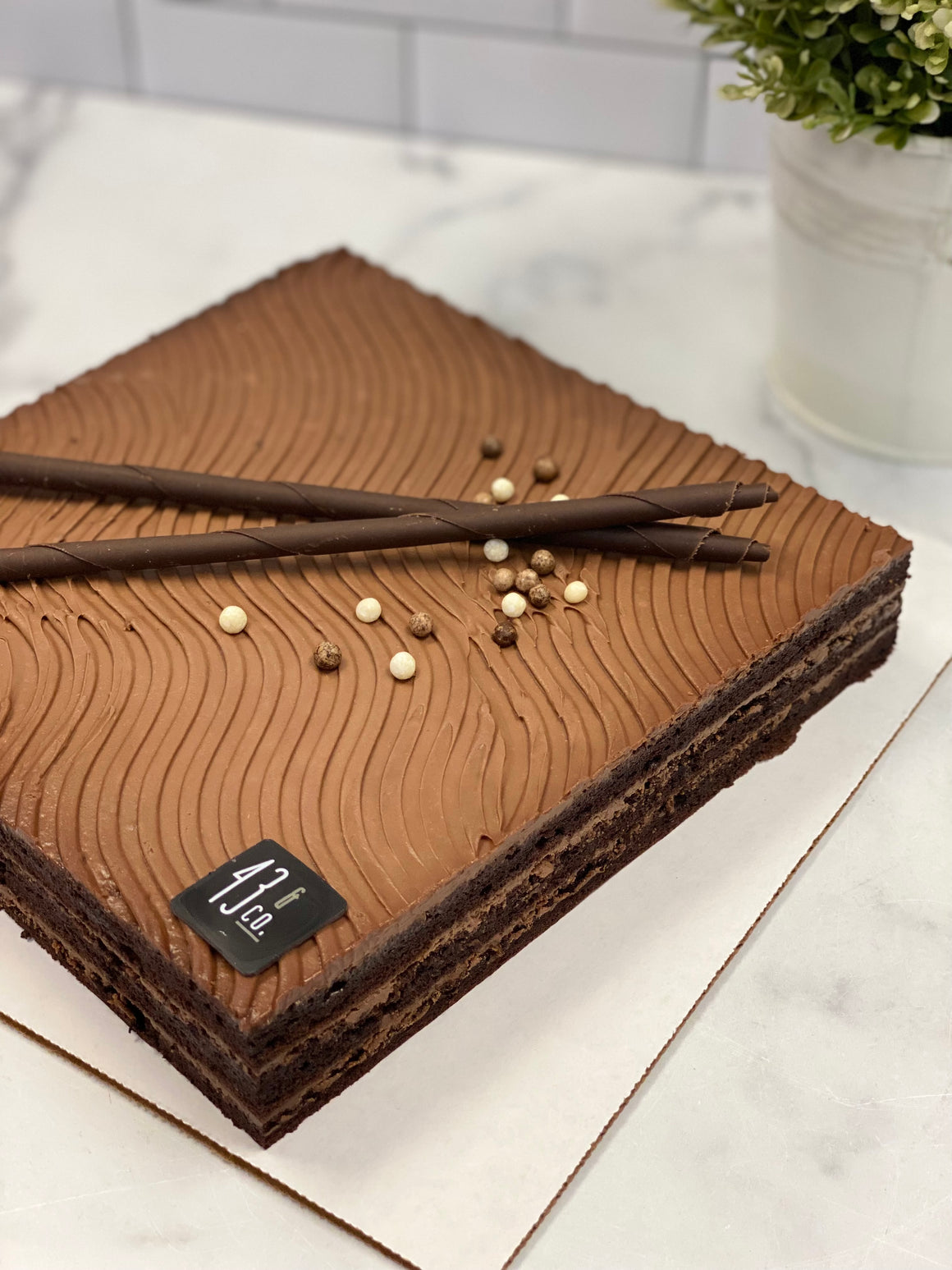 Chocolate Cake - 7.5” x 7.5” Square