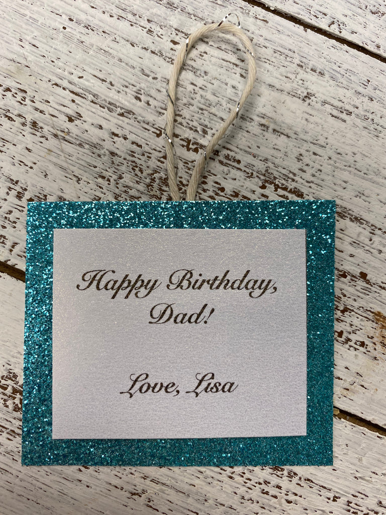 * Handmade Personalized Note Tag